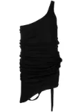 Rick Owens Double Ziggy cotton tank top - Black