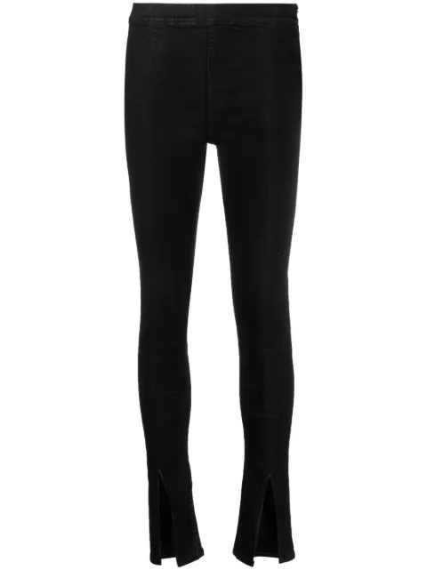 Rick Owens ankle-slit leggings