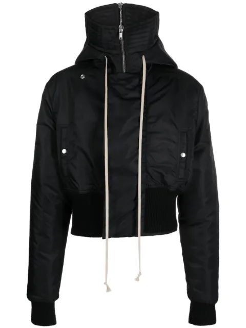 Rick Owens long-sleeve hooded jacket 