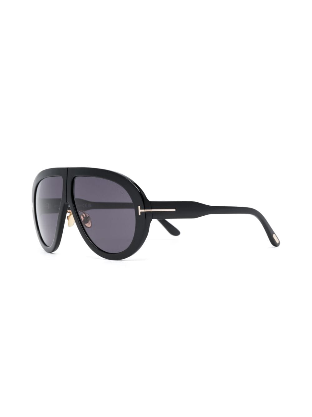 TOM FORD Eyewear Zonnebril met piloten montuur - Zwart