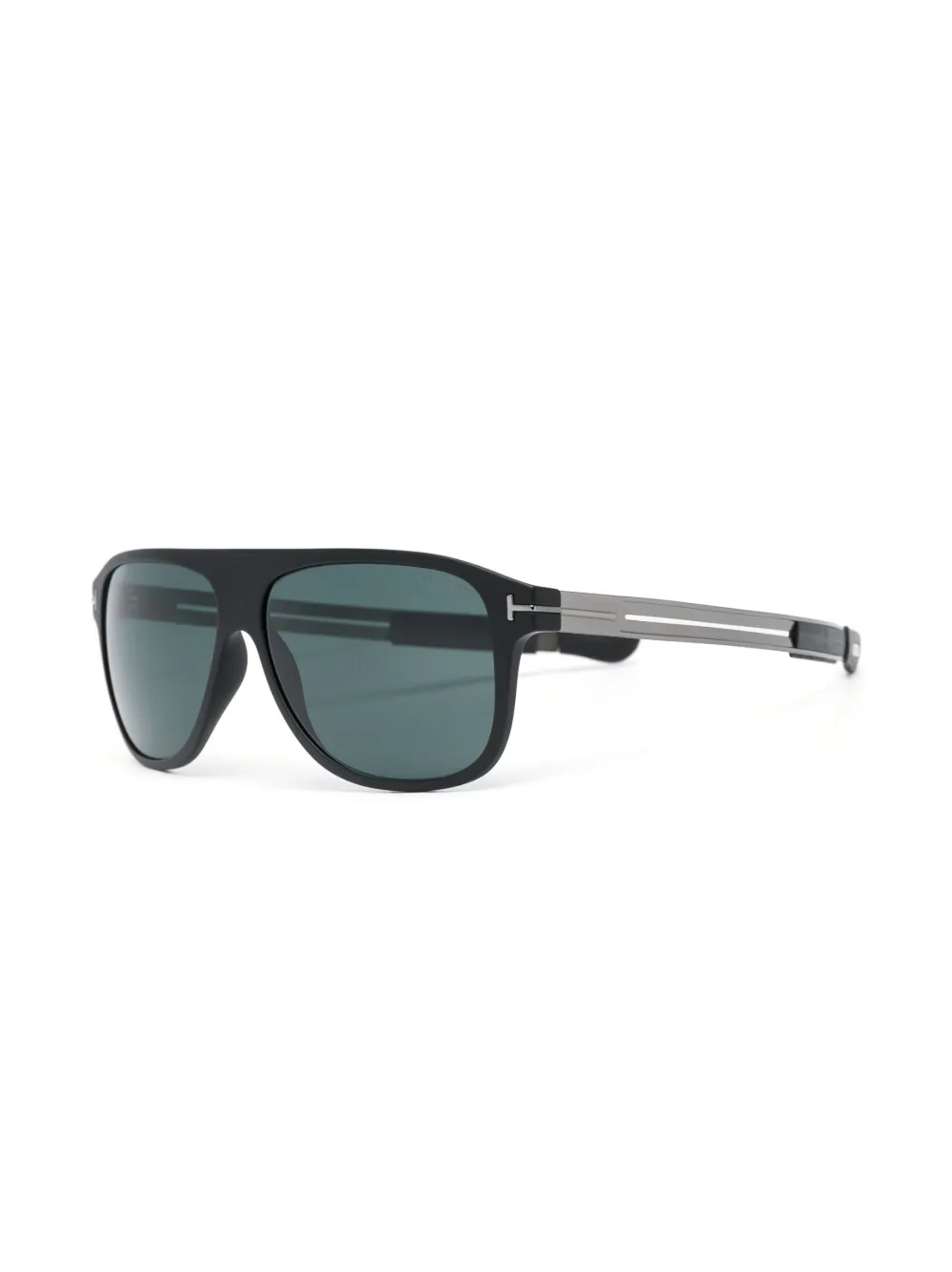 TOM FORD Eyewear Zonnebril met vierkant montuur Grijs