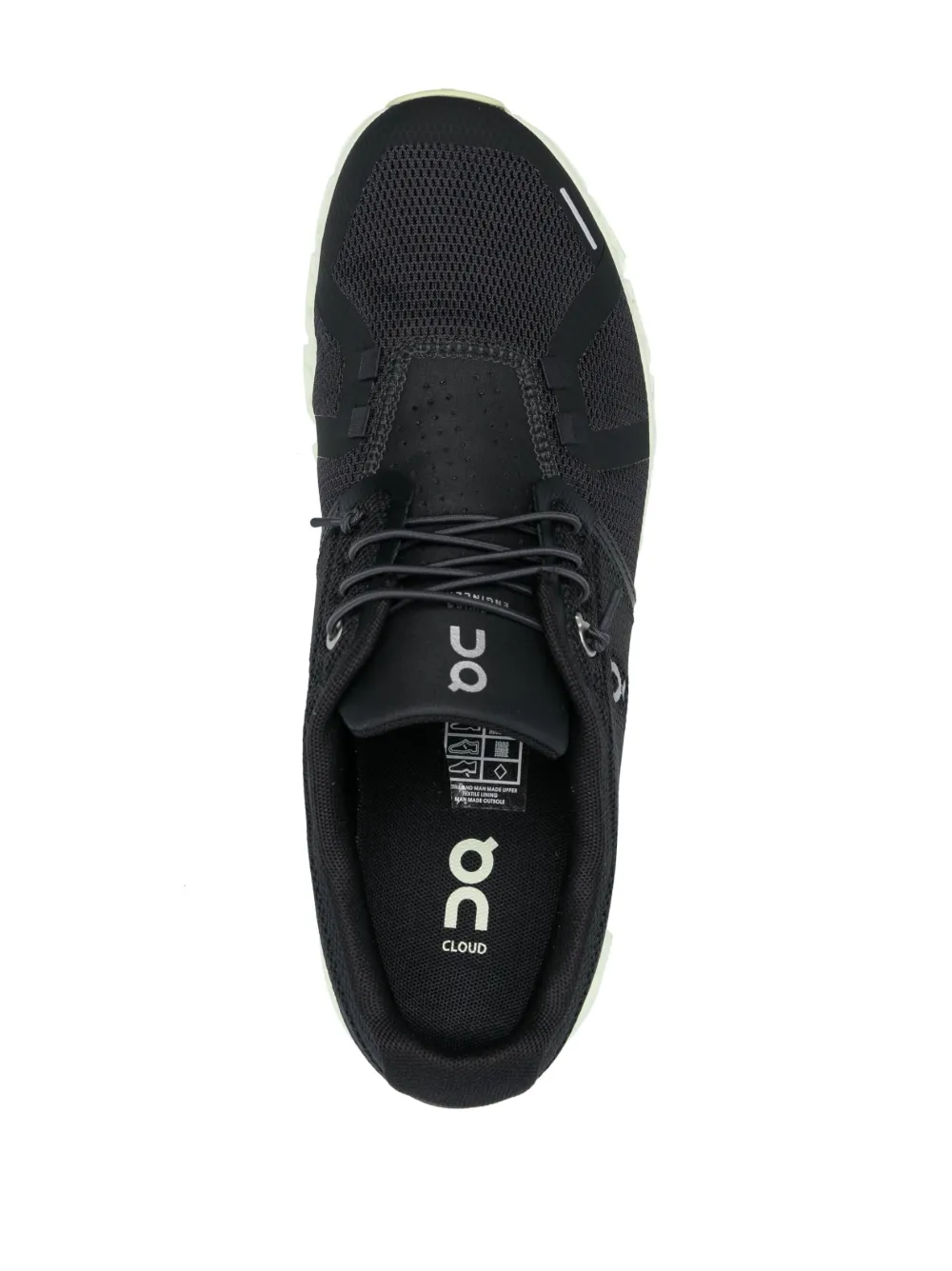 On Running Black Cloud 5 Low Top Sneakers In Black