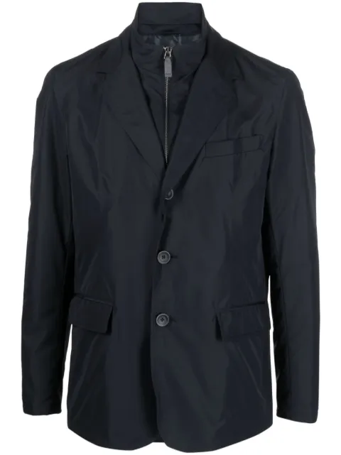 Herno buttoned-up single-breasted blazer