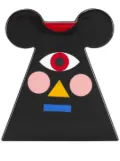 Qeeboo Mister Mouse vase - Black
