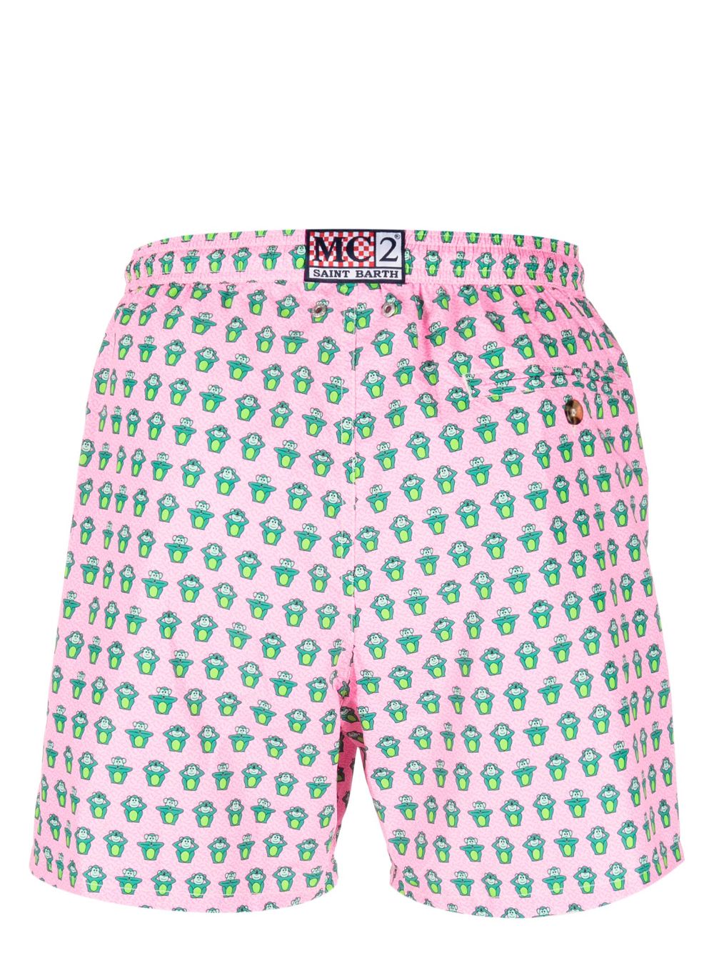 MC2 Saint Barth Zwembroek met print - Roze