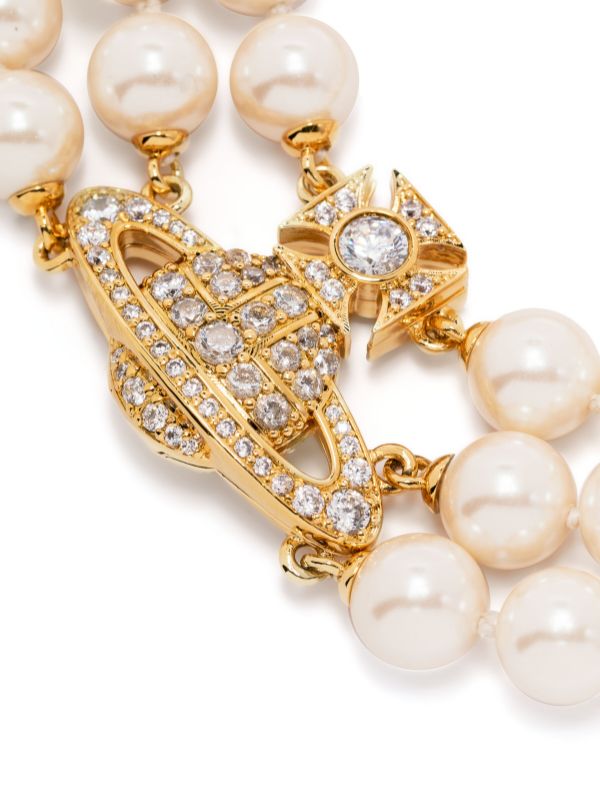 Vivienne Westwood Pearl Orb Bracelet - Farfetch