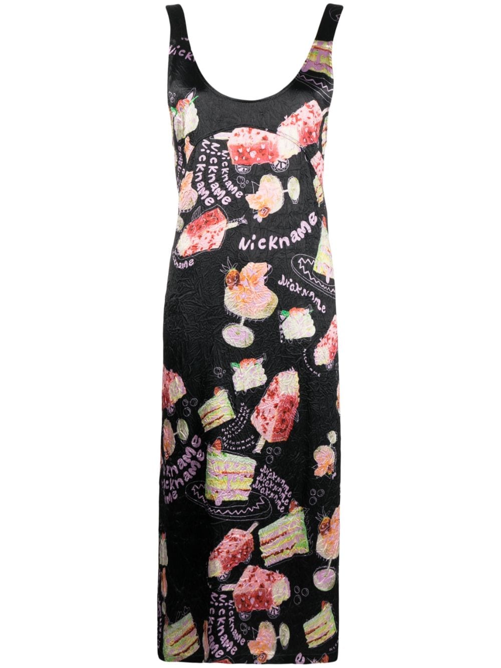 Bimba y Lola graphic-print Midi Dress - Farfetch