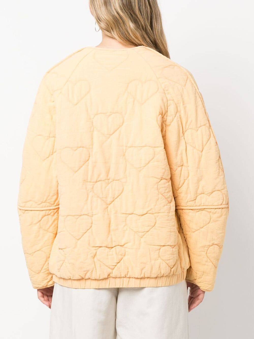 Bimba y Lola embroidered-heart Puffer Jacket - Farfetch