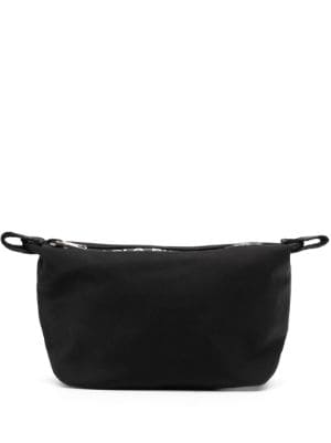 Bimba y Lola Small Hearts trapezium makeup bag, Black