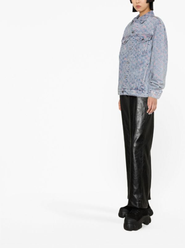 Karl Lagerfeld monogram-print Belted Coat - Farfetch