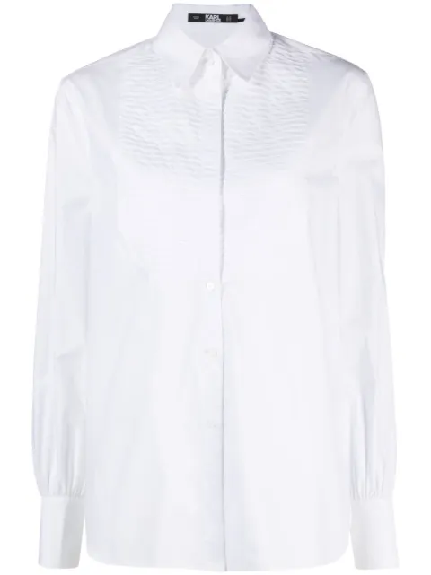 Karl Lagerfeld camisa con mangas anchas 