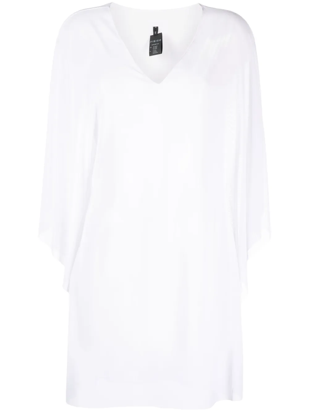 Image 1 of Fisico semi-sheer V-neck tunic