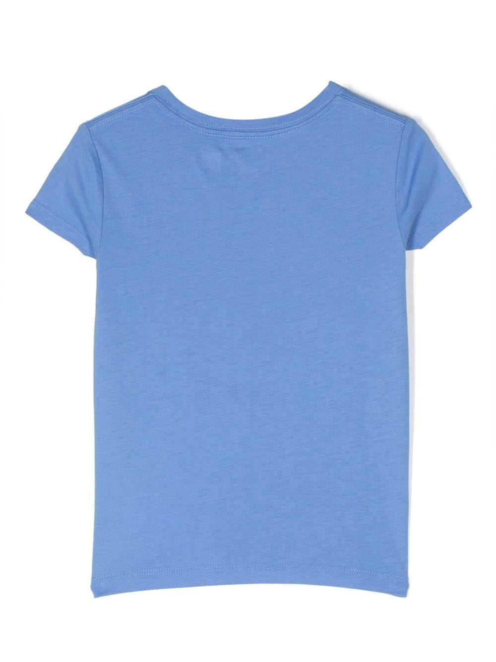 Shop Ralph Lauren Polo-bear Print T-shirt In Blau