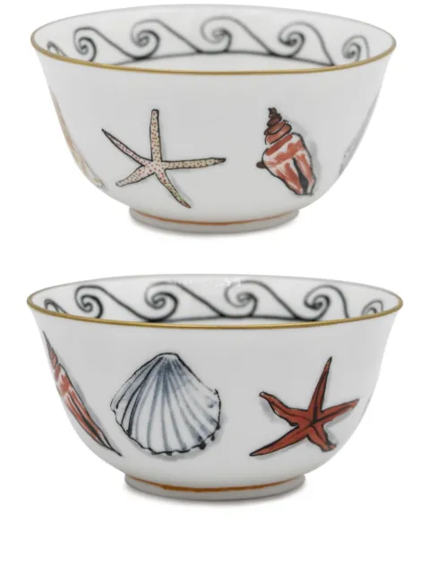 GINORI 1735 Shell print bowl 11 cm