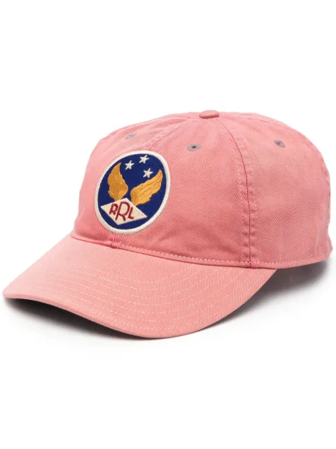 Ralph Lauren RRL logo-patch washed baseball cap