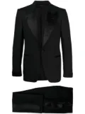 TOM FORD peak-lapels single-breasted suit - Black