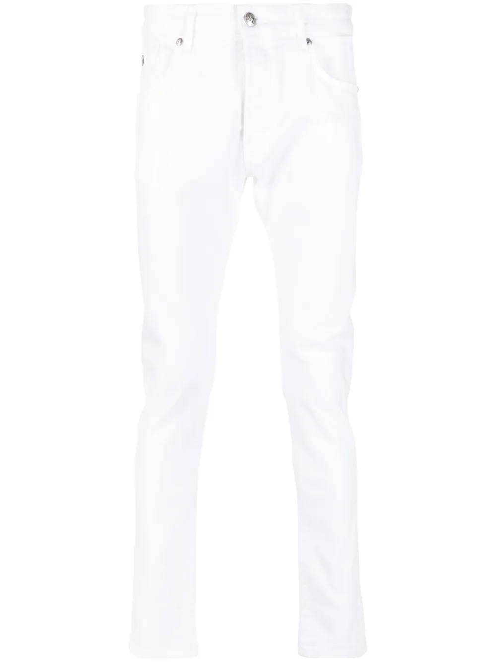 John Richmond skinny-fit denim trousers - White