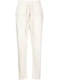 Thom Krom slim-cut drawstring-waist trousers - Neutrals