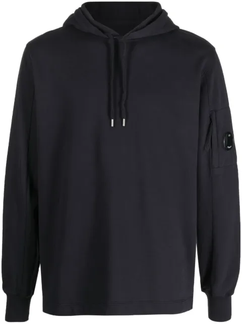 logo-patch long-sleeve hoodie