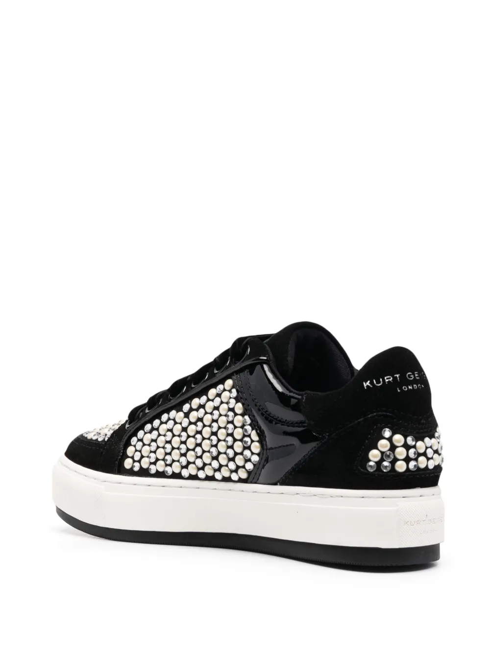 Kurt Geiger Southbank Platform Sneaker In Black ModeSens