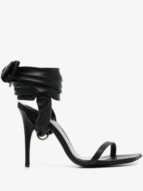 Bruno Frisoni ankle strap 110mm leather sandals