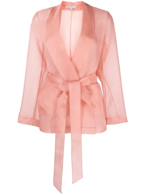 Antonelli sheer-finish fitted jacket