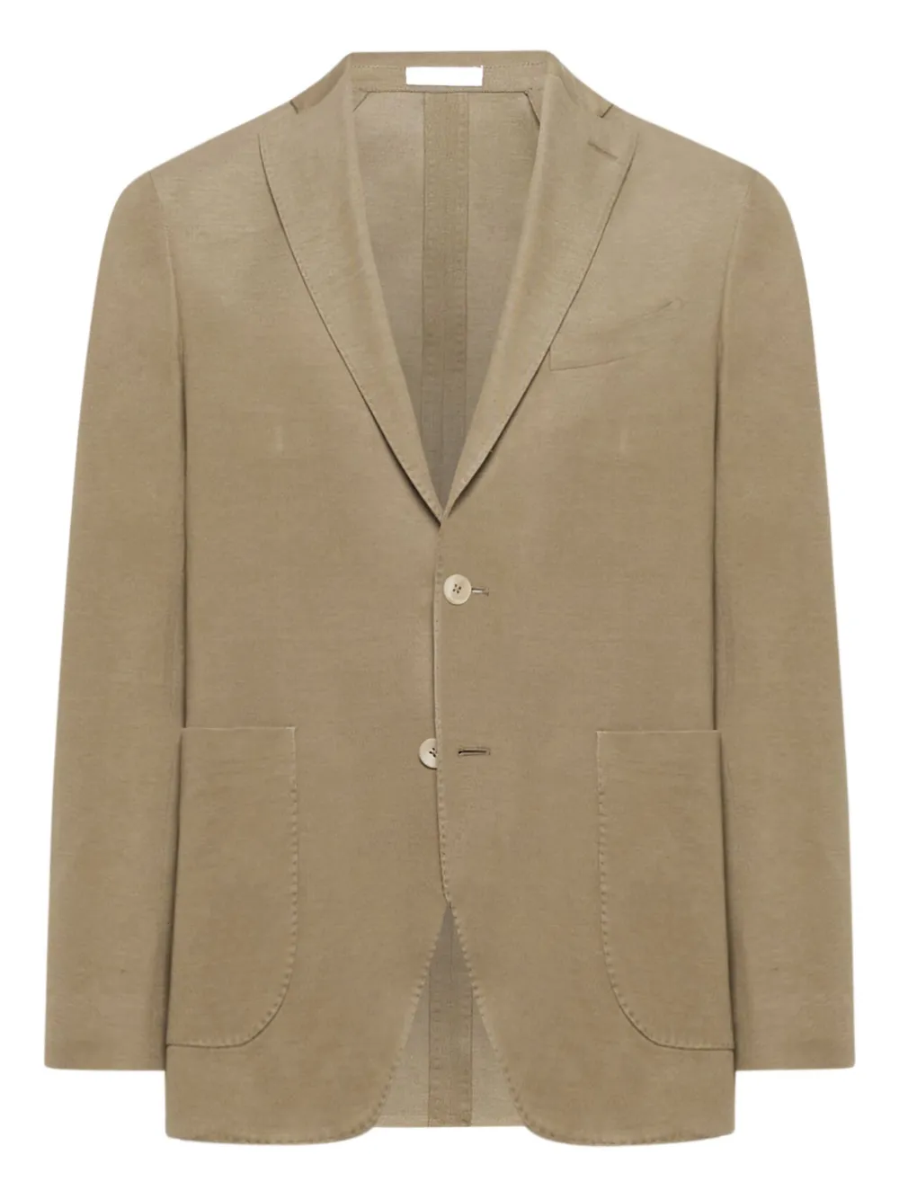 Boglioli single-breasted patch-pocket blazer | Neutrals | Image 1