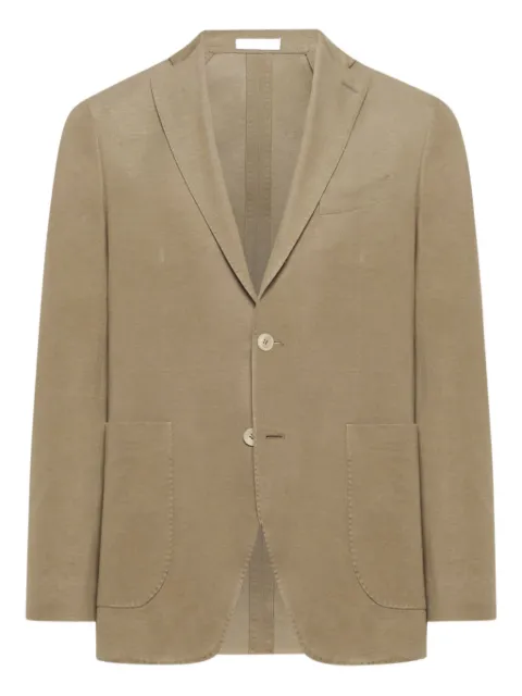 Boglioli blazer boutonné à poches à rabat