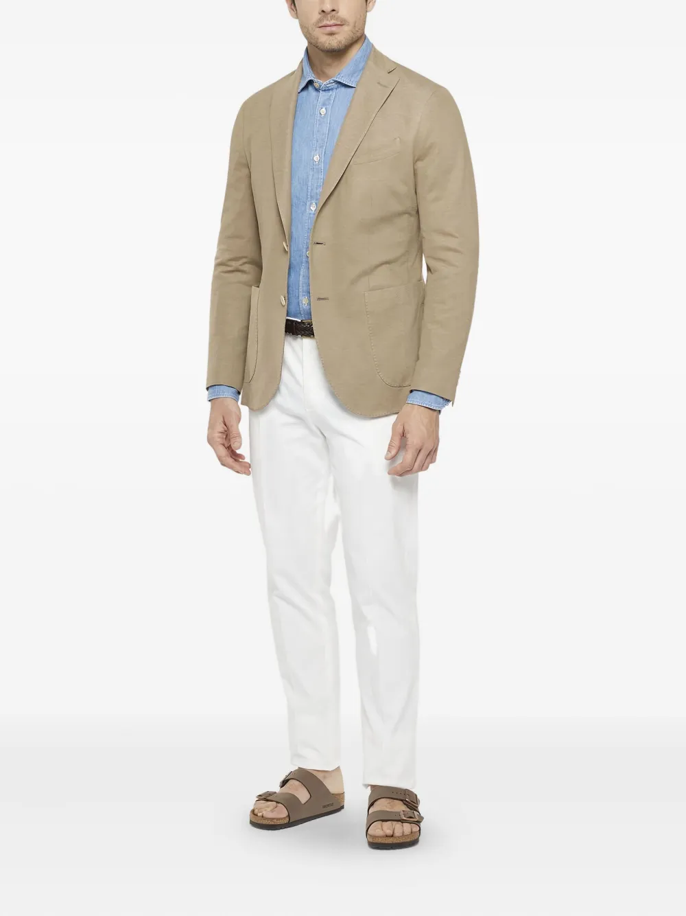 Boglioli single-breasted patch-pocket blazer | Blazers | Image 2