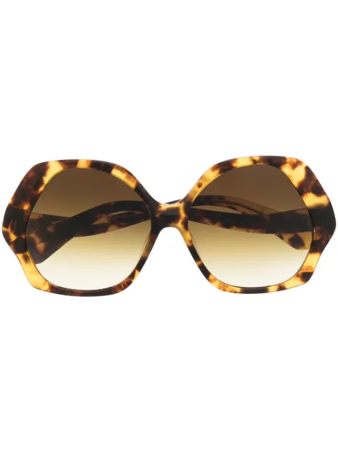 Vivienne Westwood tortoiseshell oversize-frame sunglasses