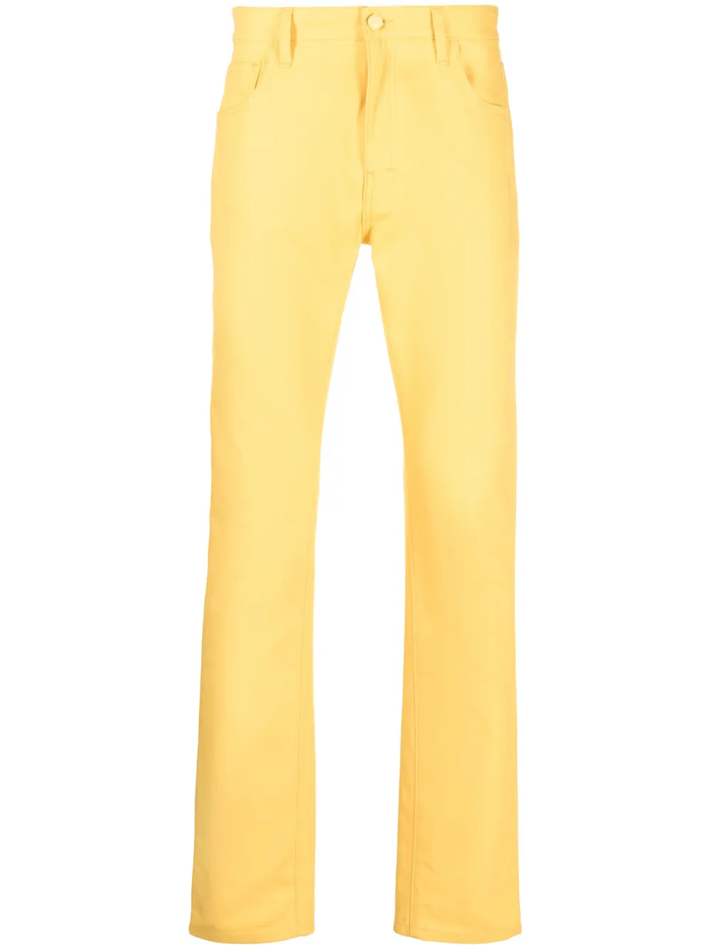 Raf Simons slim-fit jeans - Yellow
