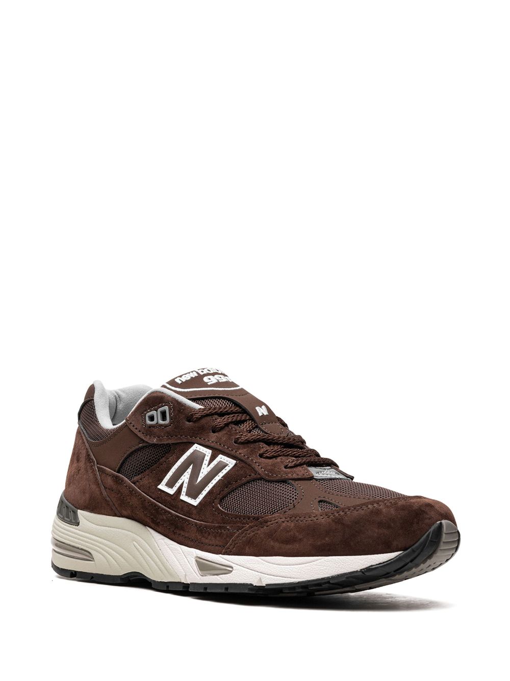 Shop New Balance 991 "made In Uk In Brown