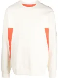 Y-3 logo-patch crew-neck sweatshirt - Neutrals
