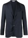 Boglioli notched-lapels cashmere-blend blazer - Blue