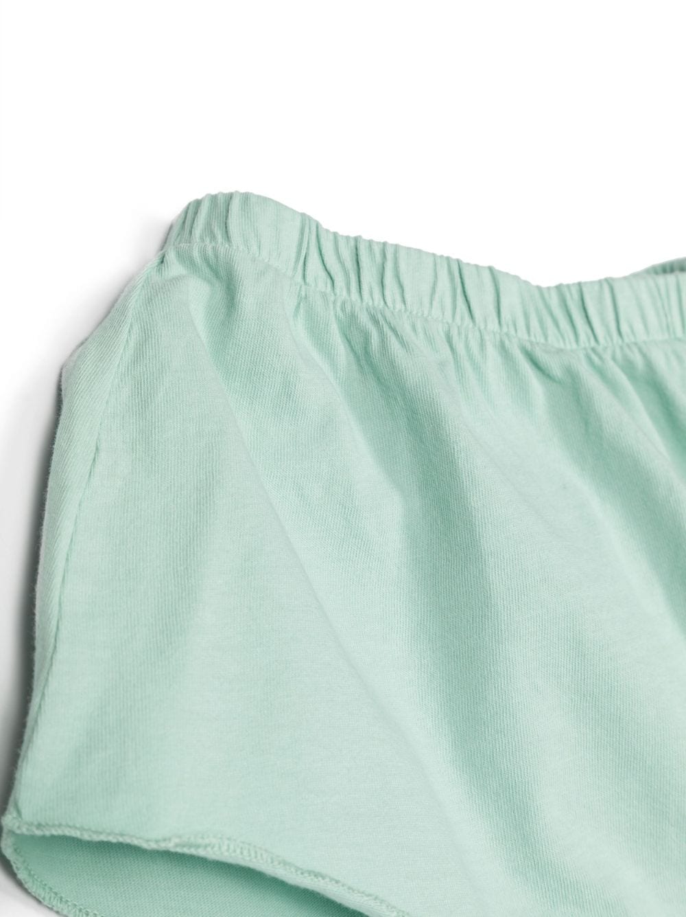 Shop Teddy & Minou Elasticated Waist Shorts In Green
