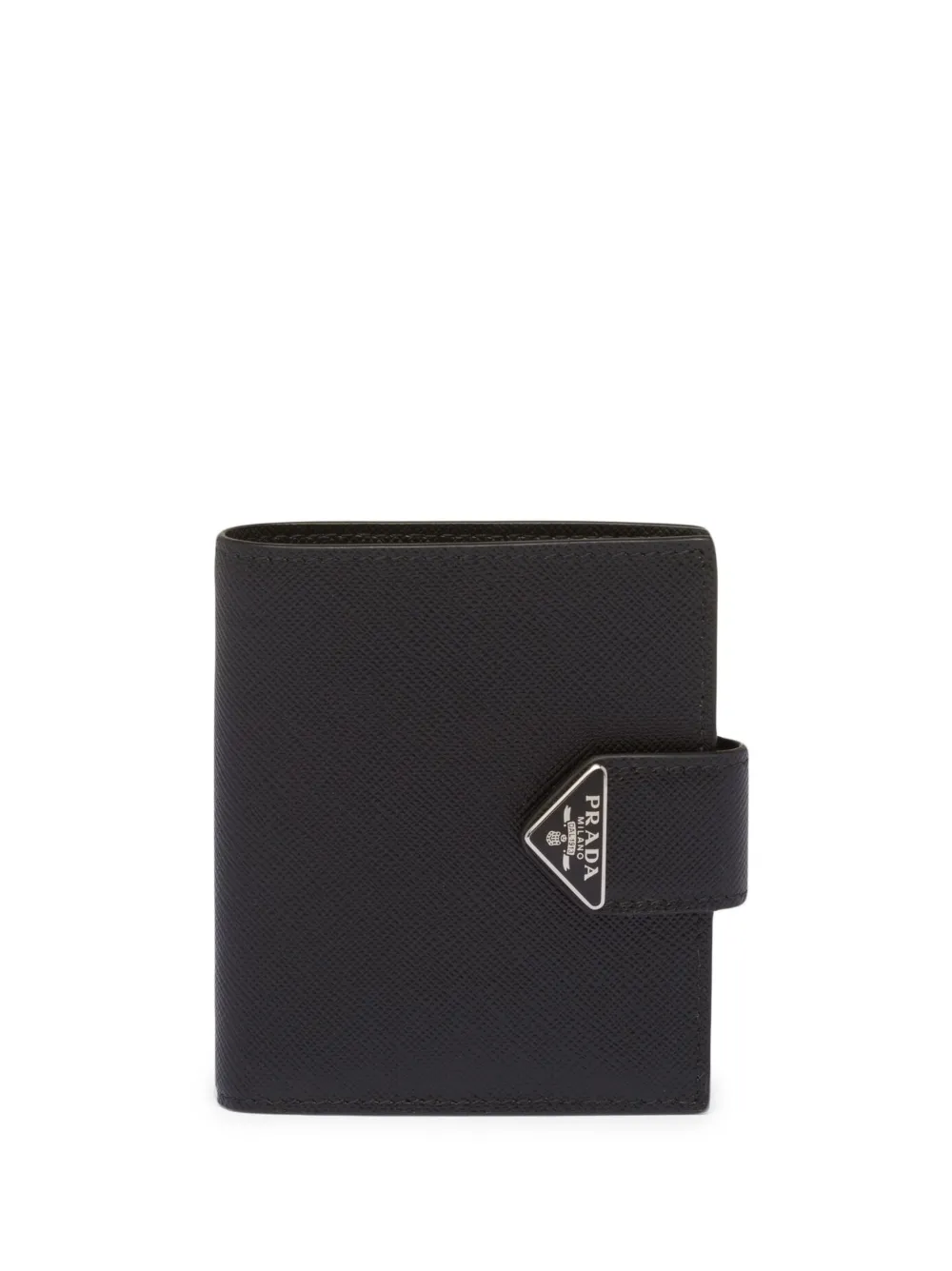 Image 1 of Prada saffiano logo-plaque wallet