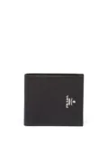 Prada pebbled-texture logo-plaque wallet - Black