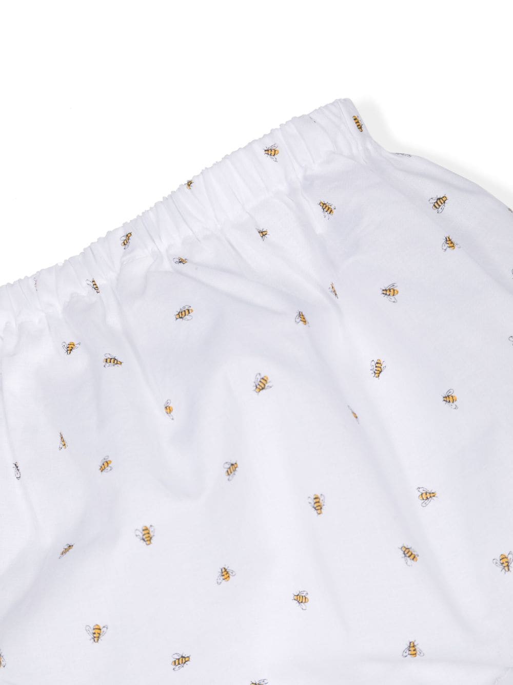 Shop Teddy & Minou Bee-print Shorts In White