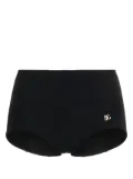 Dolce & Gabbana logo-plaque bikini shorts - Black