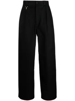 正規店仕入れの EYTYS TR FARFETCH | Black | Trousers Chino mid-rise Scout パンツ