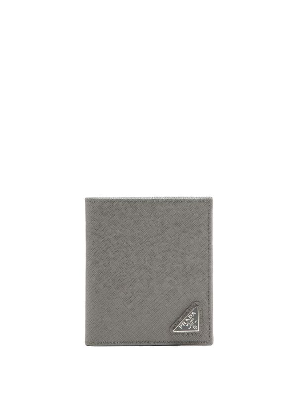 Prada logo-plaque Saffiano Leather Wallet - Farfetch