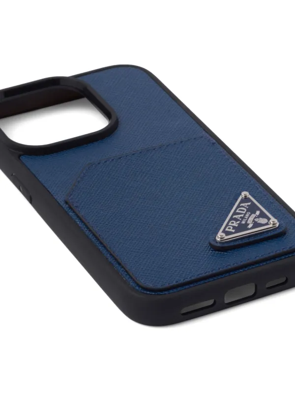 Saffiano logo Iphone 14 Pro case