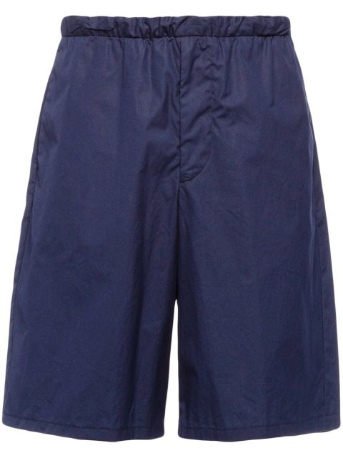 Prada triangle-logo cotton bermuda shorts