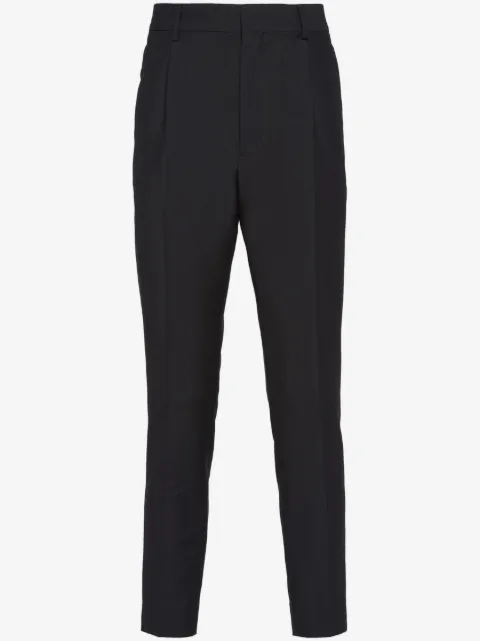 Prada mohair-wool tailored trousers