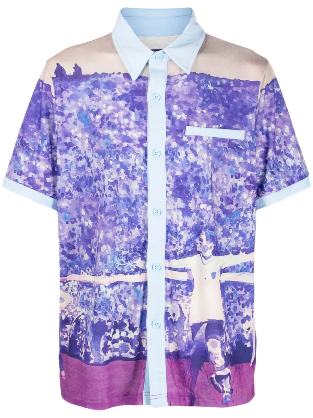 KIDSUPER GRAPHIC-PRINT SHORT-SLEEVED SHIRT