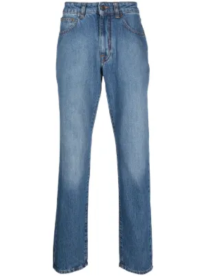 新品 BOGLIOLI ボリオリ ストレッチ デニム ジーンズ インディゴブルー trois - trois 10ozストレッチデニムテーパードパンツ