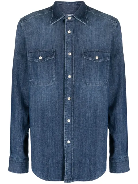 Boglioli denim button-down shirt