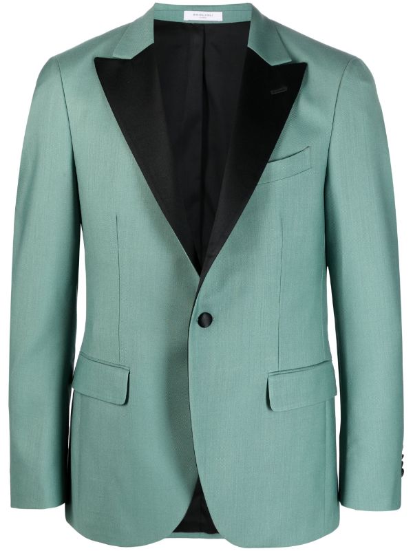 Boglioli contrasting-lapel Tuxedo Blazer - Farfetch