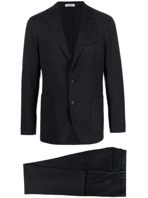 Boglioli traje con botones y solapas de muesca 