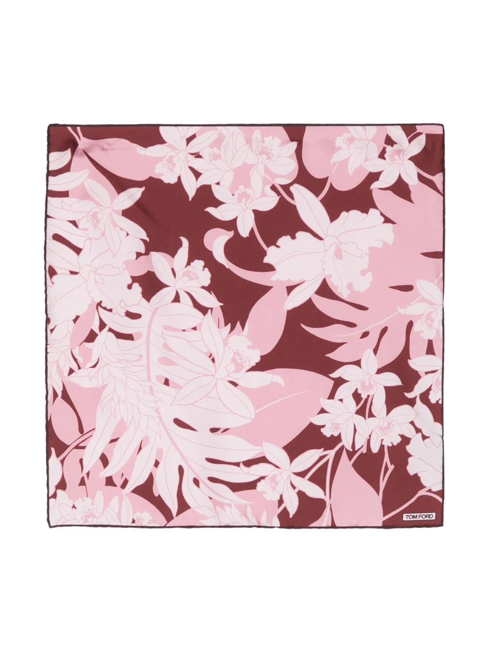 TOM FORD floral-print silk pocket square